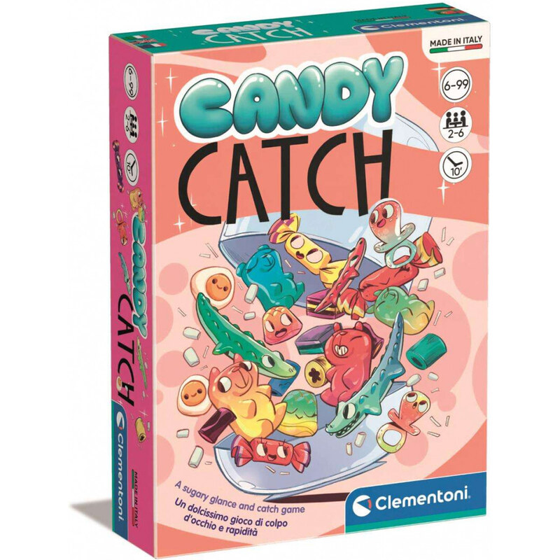 Clementoni - Candy Catch társasjáték (16565TE)