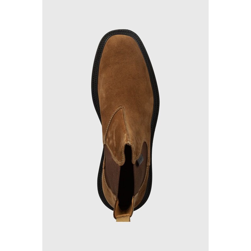 Gant magasszárú cipő velúrból Fairwyn barna, férfi, 27653405.G771