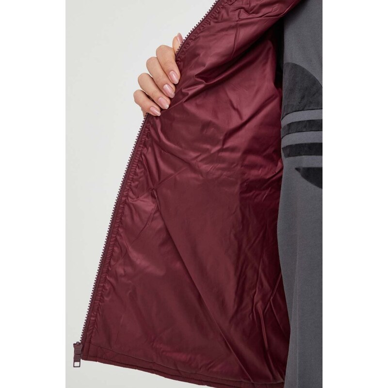 New Balance rövid kabát női, bordó, átmeneti, oversize
