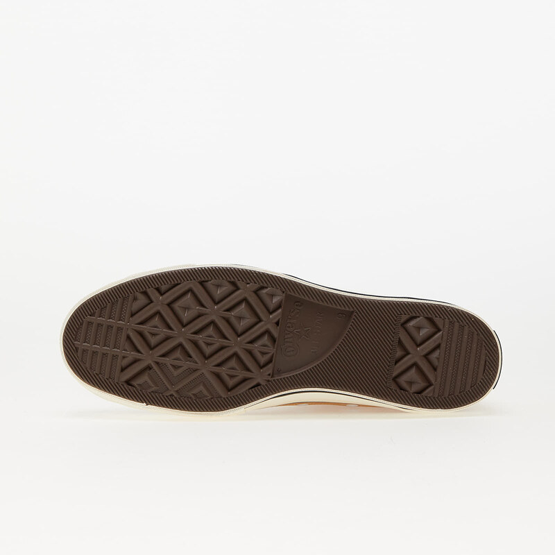 Converse Chuck 70 Leather Golden Tan/ Black/ Egret, magas szárú sneakerek