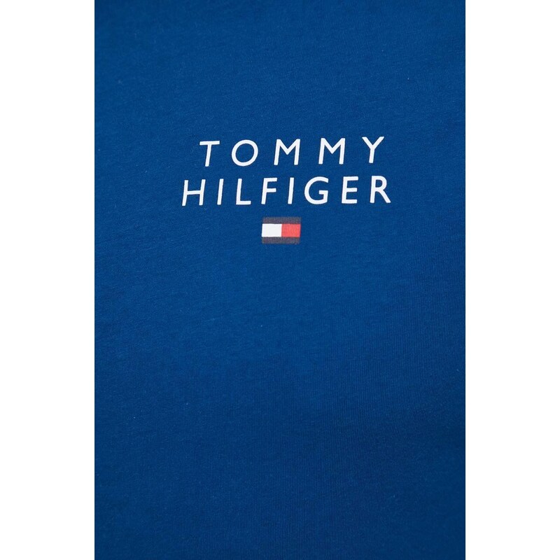 Tommy Hilfiger pamut hosszú ujjú otthoni viseletre sima