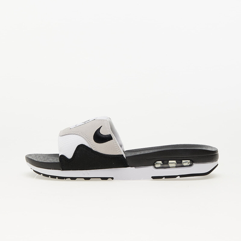 Férfi papucsok Nike Air Max 1 Slide White/ Black-Lt Neutral Grey