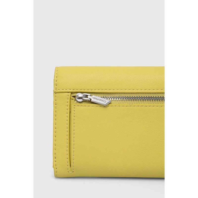 Calvin Klein pénztárca sárga, női
