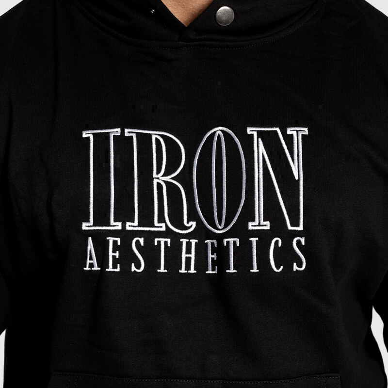 Férfi pulóver Iron Aesthetics Swaggie, fekete