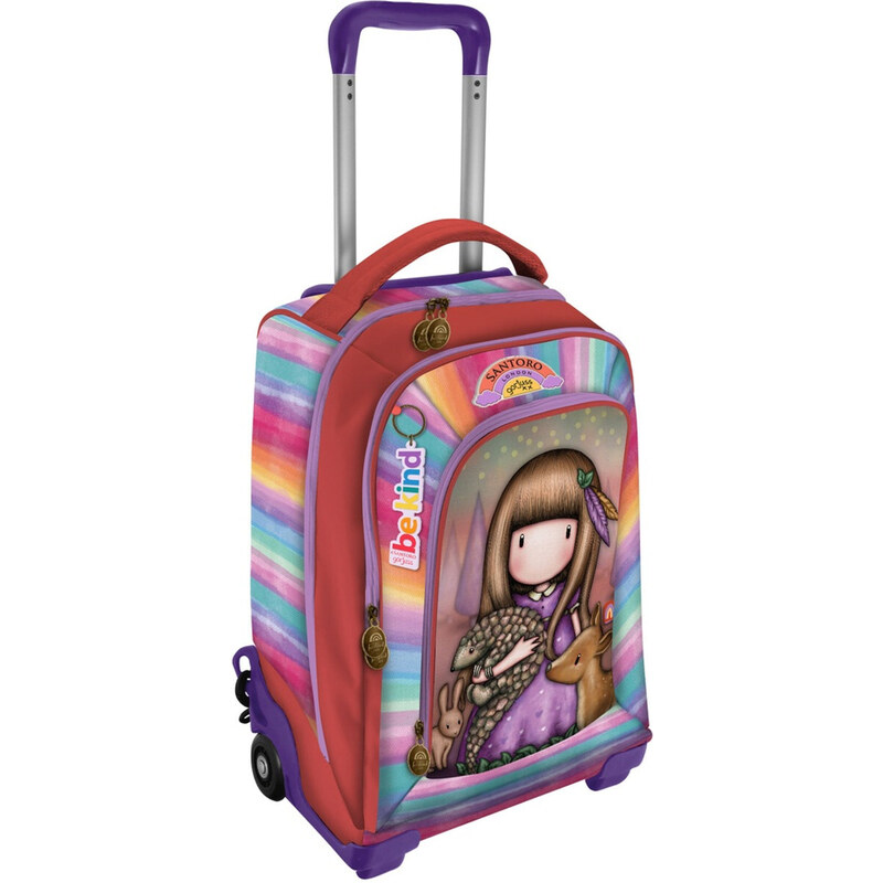 Borsa Per Laptop Gorjuss SANTORO - Be Kind To All Creatures, Design Con Personaggi, Multiuso Per Scuola O Lavoro
