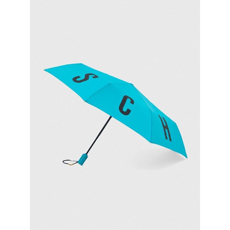 Moschino esernyő türkiz, 8911 OPENCLOSEA