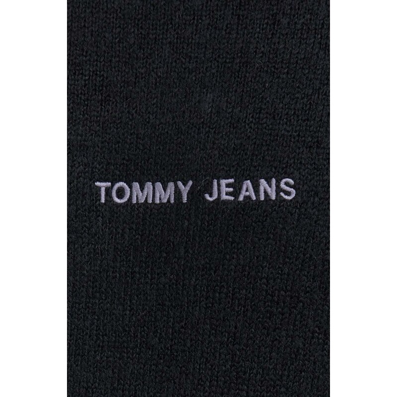 Tommy Jeans pulóver férfi, fekete