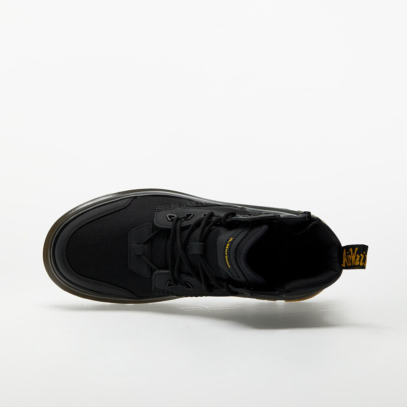 Dr. Martens Tarik Zip Poly & Leather Utility Black, magas szárú sneakerek