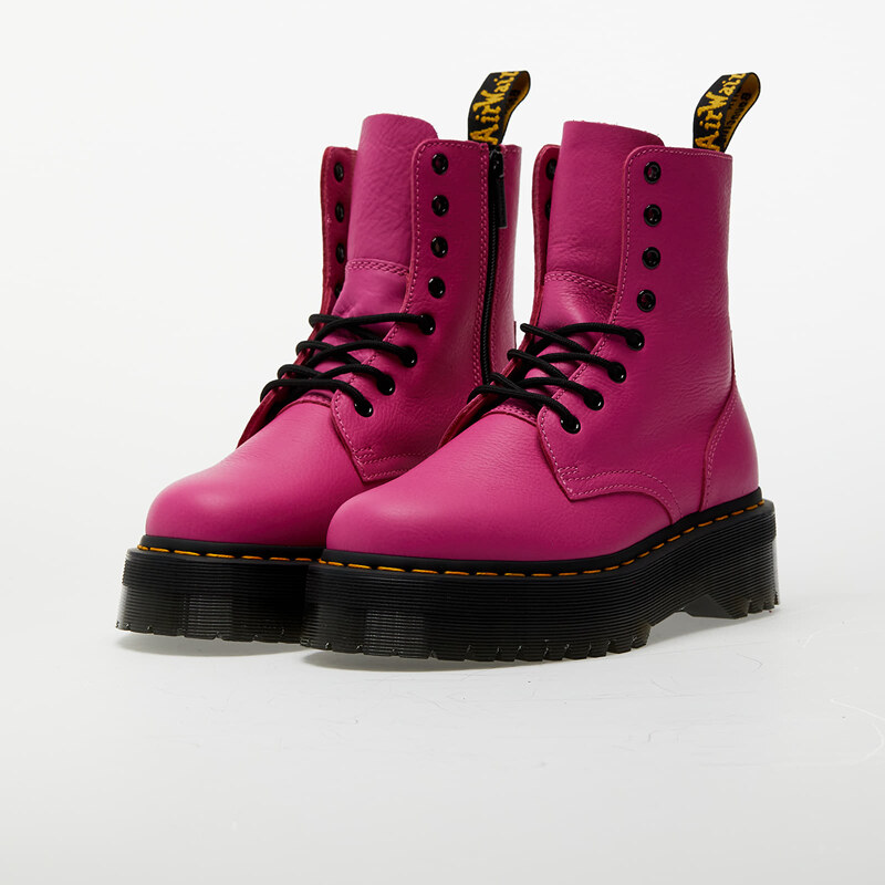 Dr. Martens Jadon Leather Thrift Pink Pisa, magas szárú sneakerek