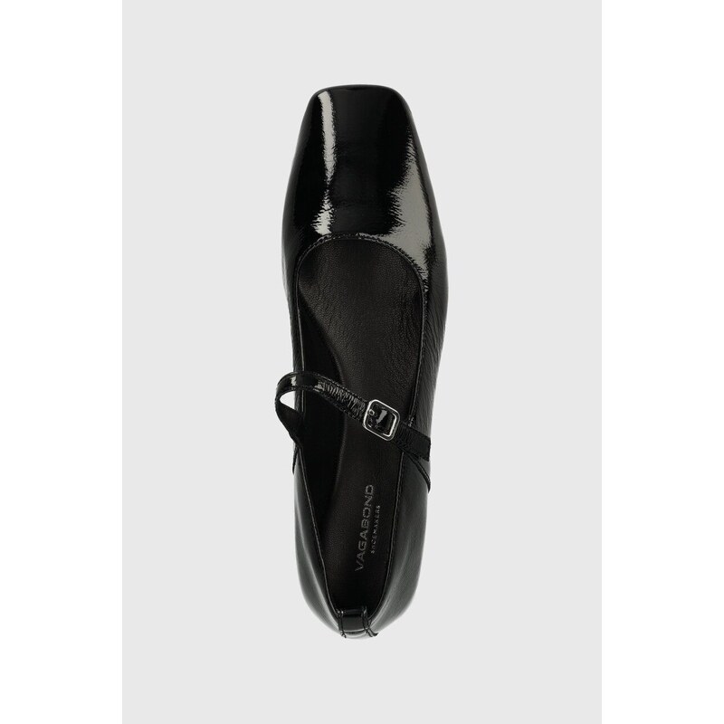 Vagabond Shoemakers bőr balerina cipő DELIA fekete, 5307.460.20