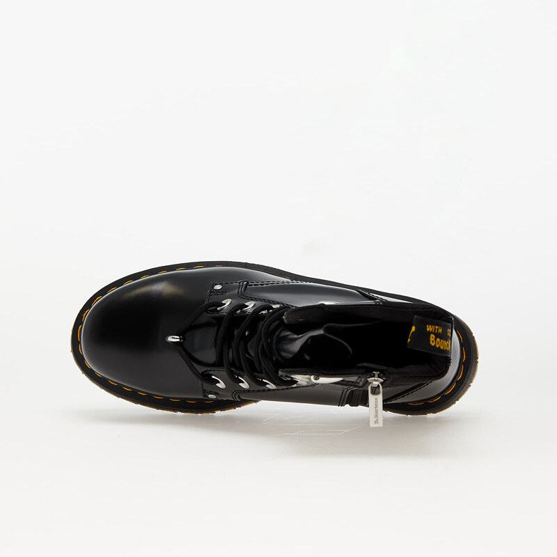 Dr. Martens Jadon HDW II Black Buttero & Black 100% Recycled Da Pk Mesh, magas szárú sneakerek