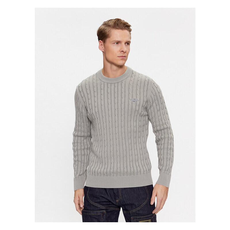 Accademia Militare Blue Cotton Men's Sweater