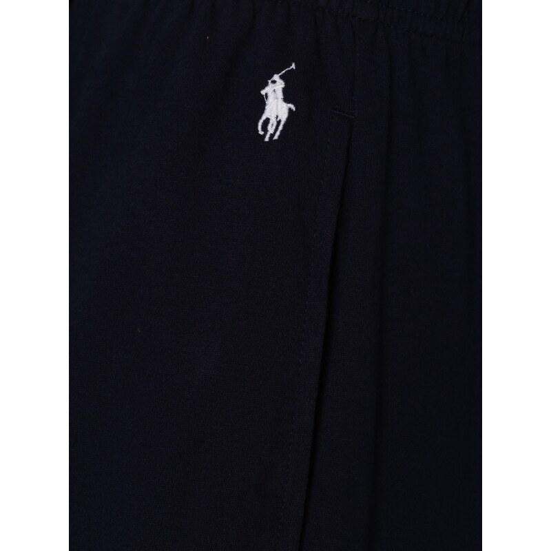 Polo Ralph Lauren Pizsama nadrágok fekete / fehér
