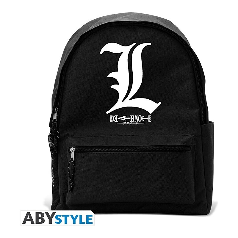 ABYSTYLE Tote Bag Death Note In Cotone Beige, Borsa In Tela Con Personaggi Light, L, Misa E Ryuk, 38x42 Cm, Ufficiale