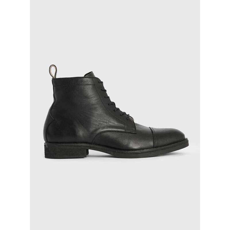 AllSaints bőr cipő Drago Boot fekete, férfi, MF561Z