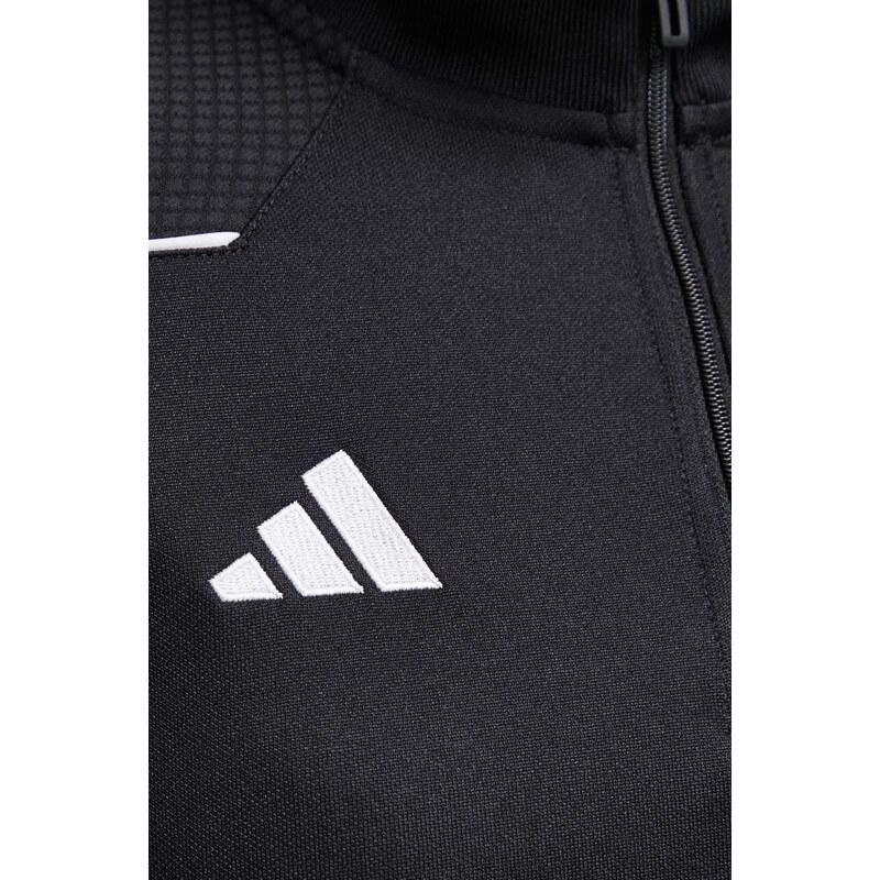 adidas Performance edzős pulóver Tiro 23 fekete, nyomott mintás, HS3484