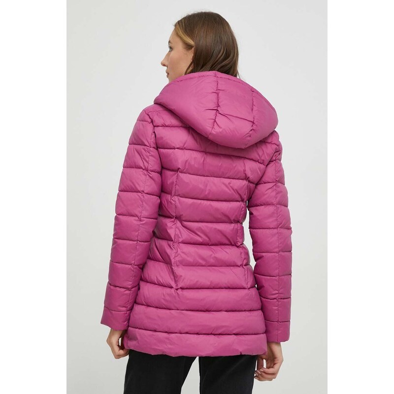 Sisley rövid kabát női, rózsaszín, téli
