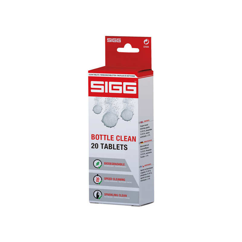 SIGG Bottle Clean szikvíz tisztító tabletta (20 darabos csomag)
