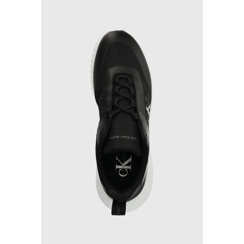 Calvin Klein Jeans sportcipő EVA RUNNER LOW LACE ML MIX fekete, YM0YM00968
