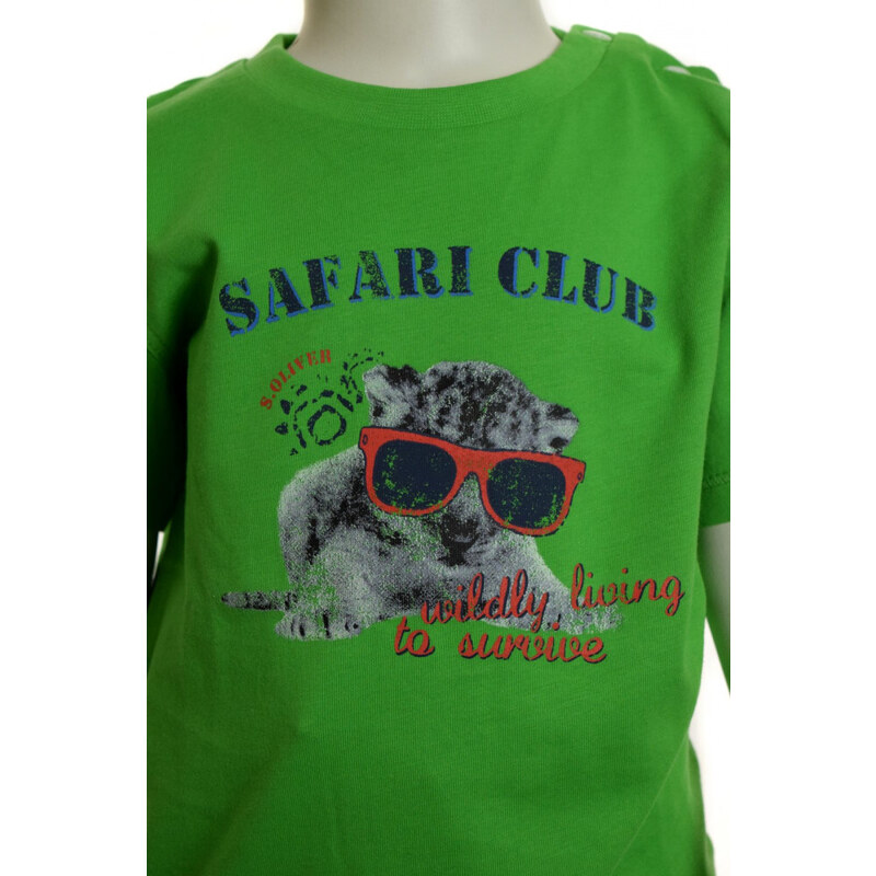 s. Oliver Safari zöld fiú póló – 86