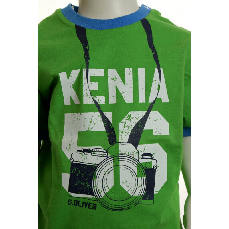 s. Oliver Kenia zöld fiú póló – 80