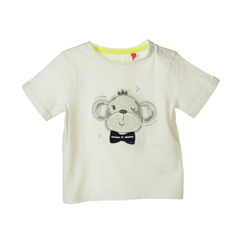 s. Oliver fehér, majmos bébi fiú póló – 68