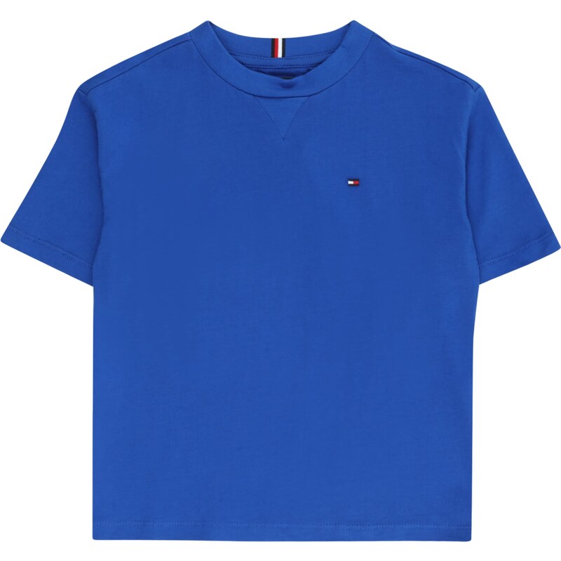 TOMMY HILFIGER Póló 'Essential' kék / tengerészkék / piros / piszkosfehér