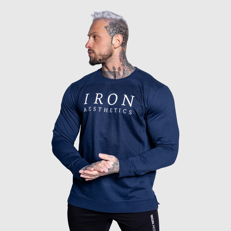 Férfi pulóver Iron Aesthetics Radical, navy
