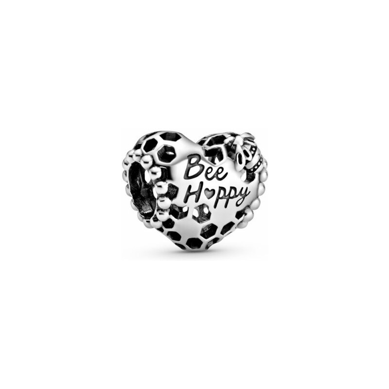 Pandora - Bee Happy lépesméz szív charm - 798769C00