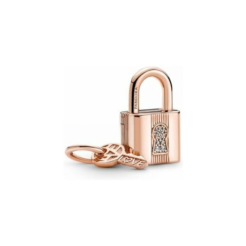 Pandora - Lakat és kulcs rozé charm - 780088C01