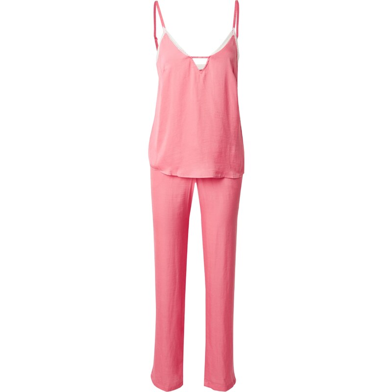 Tommy Hilfiger Underwear Pizsama világos-rózsaszín / fehér