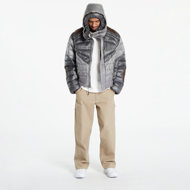 Férfi pufi-dzseki Nike Sportswear Tech Pack Therma-FIT ADV Oversized Hooded Jacket ﻿Flat Pewter/ Iron Grey