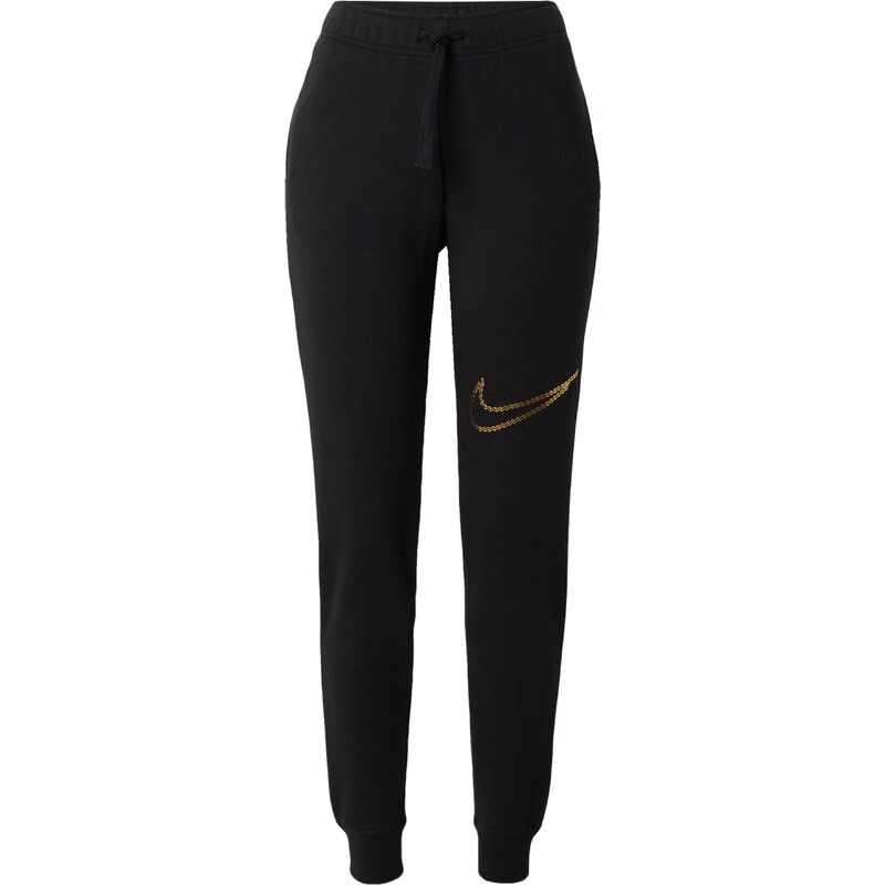 Nike Sportswear Nadrág 'CLUB FLEECE' arany / fekete