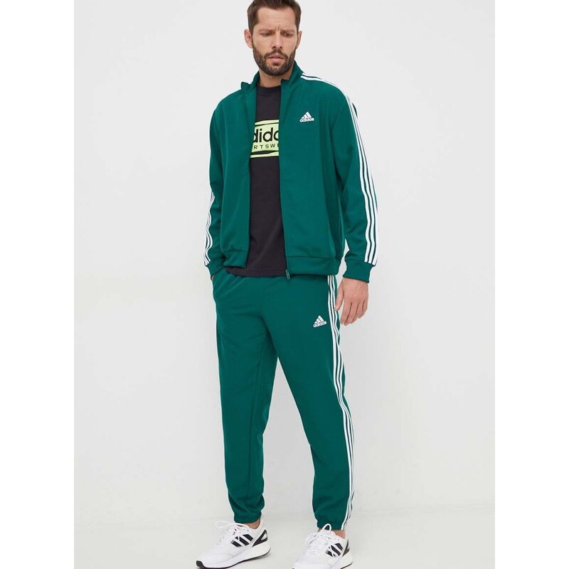 adidas melegítő szett zöld, férfi, IR8198
