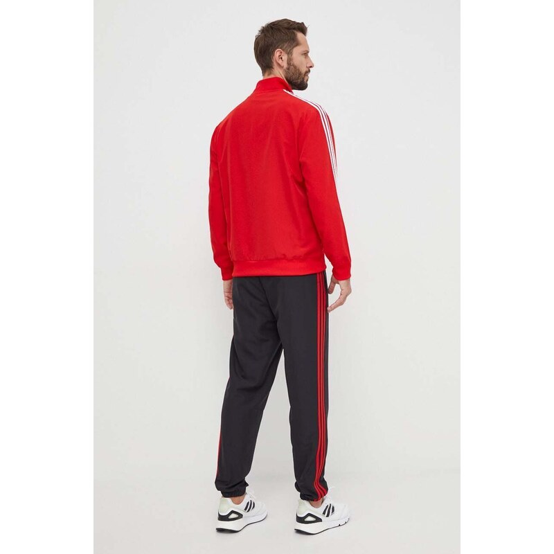 adidas melegítő szett piros, férfi, IR8199