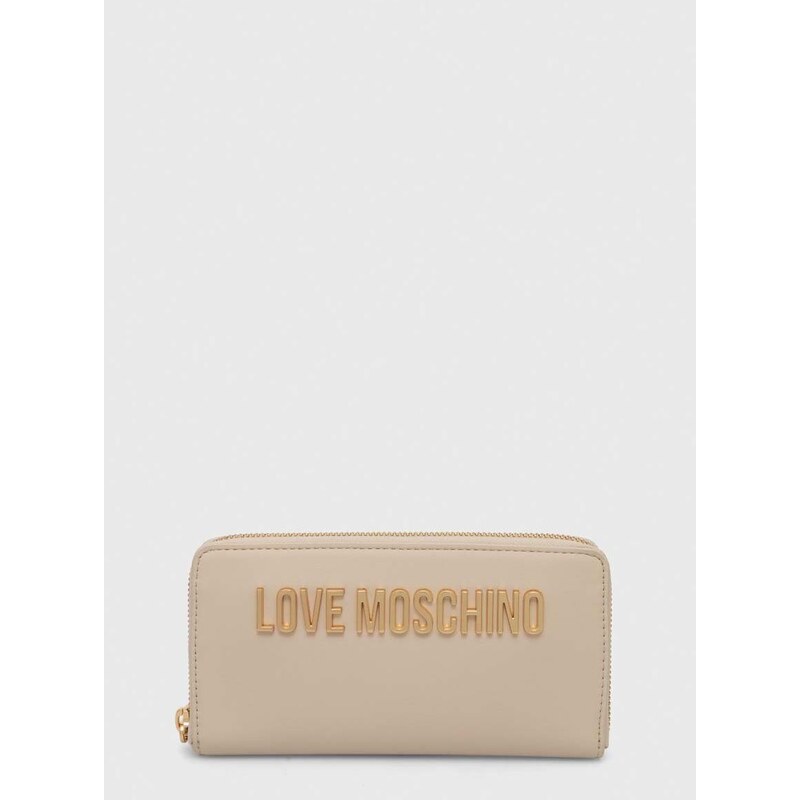 Love Moschino pénztárca bézs, női
