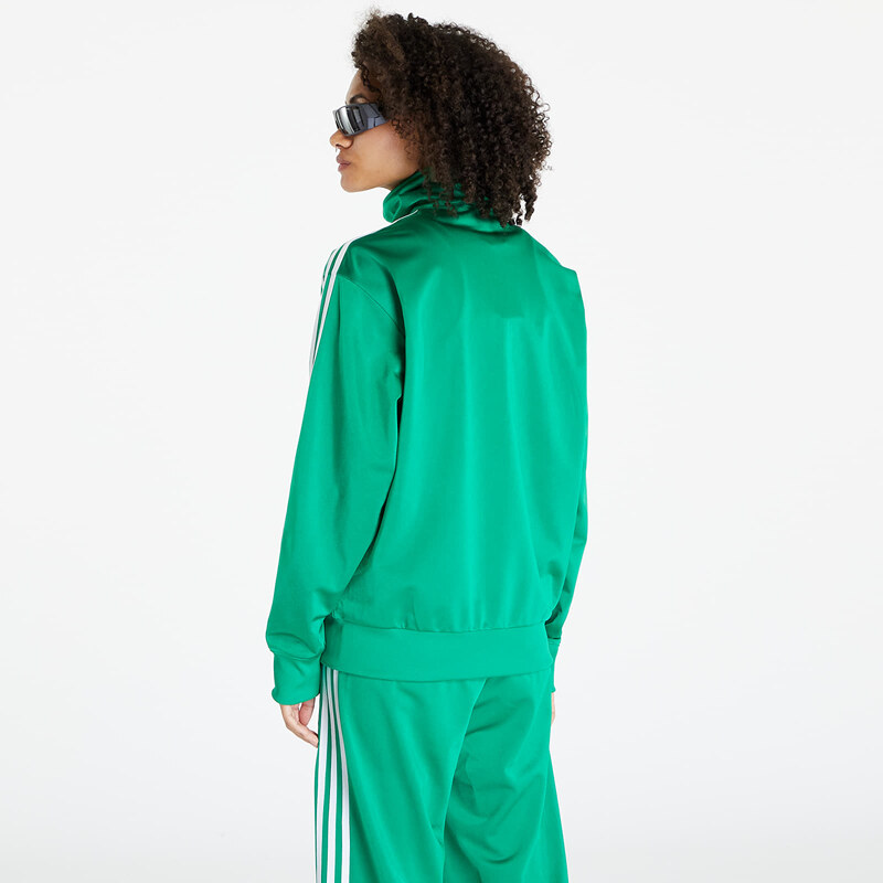 Női kapucnis pulóver adidas Originals Adicolor Loose Firebird Track Top Green