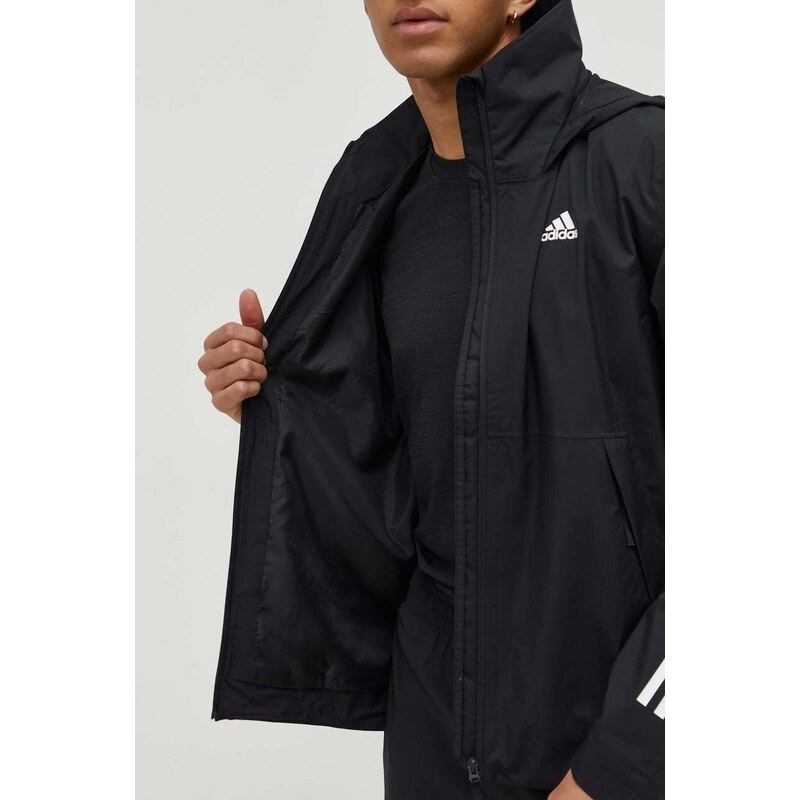 adidas rövid kabát férfi, fekete, átmeneti, H65773