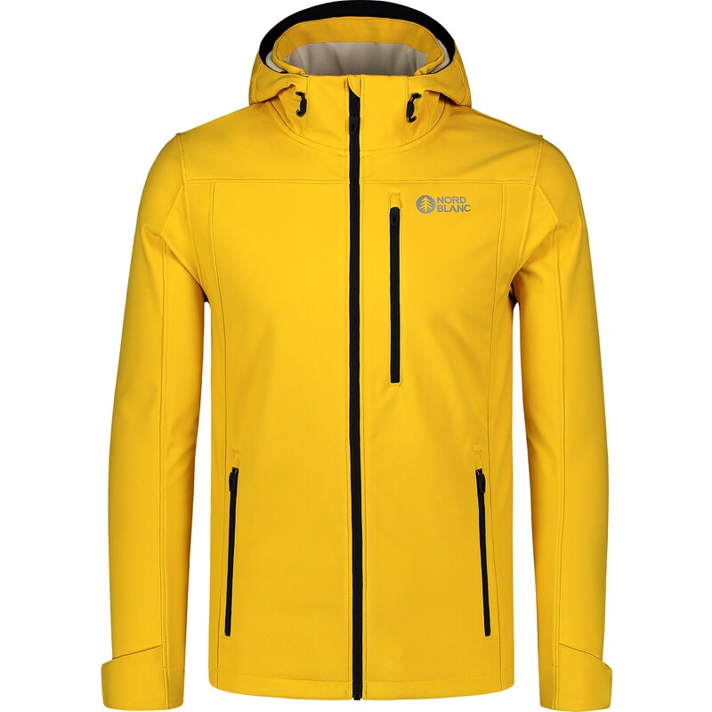 Nordblanc Sárga férfi vízálló softshell dzseki/kabát AUDACIOUS