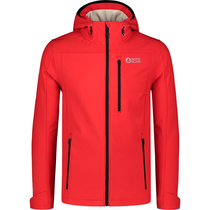 Nordblanc Piros férfi vízálló softshell dzseki/kabát AUDACIOUS