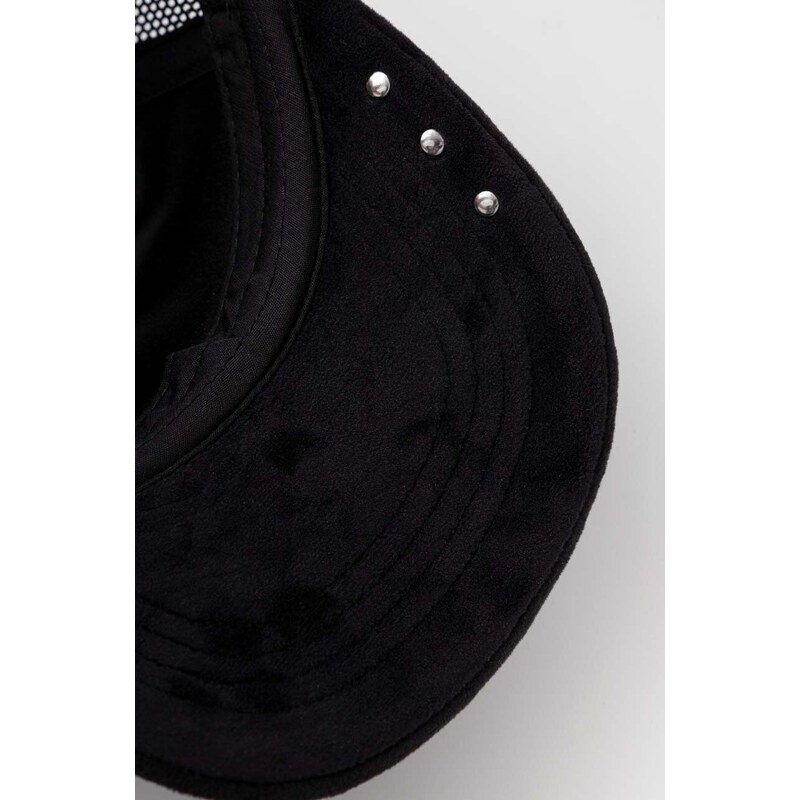 Juicy Couture baseball sapka fekete, nyomott mintás