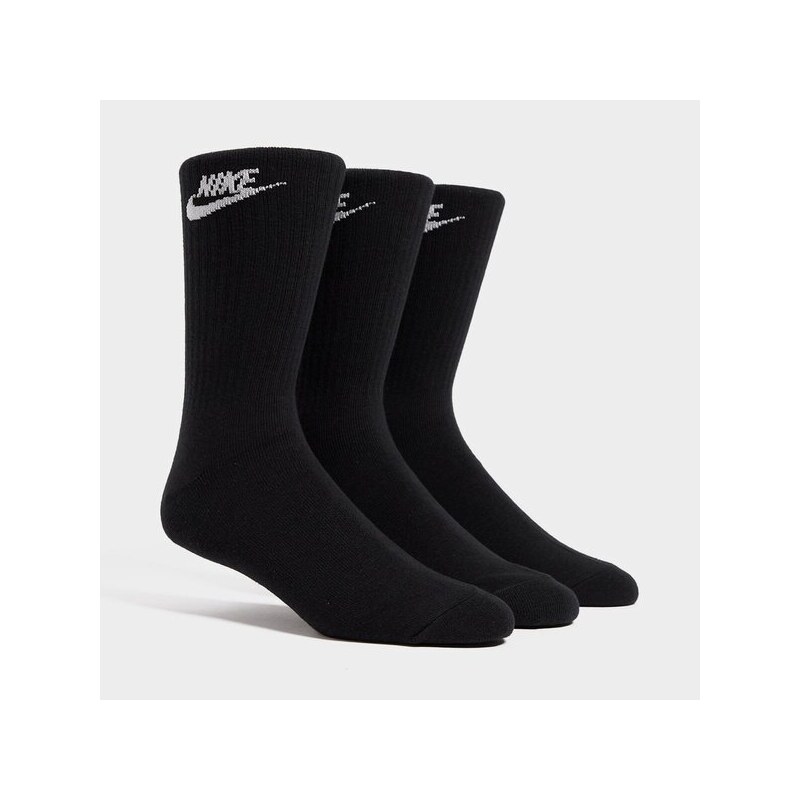 Nike 3-Pack Everyday Essential Socks Női Kiegészítők Zoknik DX5025-010 Fekete