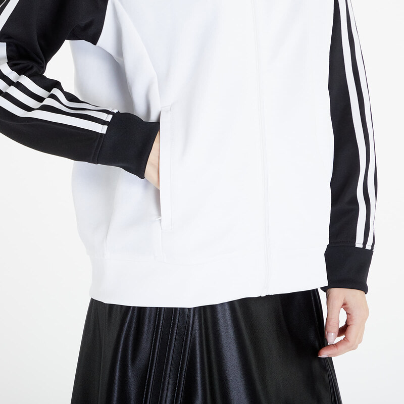 adidas Originals Női kapucnis pulóver adidas Sst TracK Top Sweatshirt White/ Black