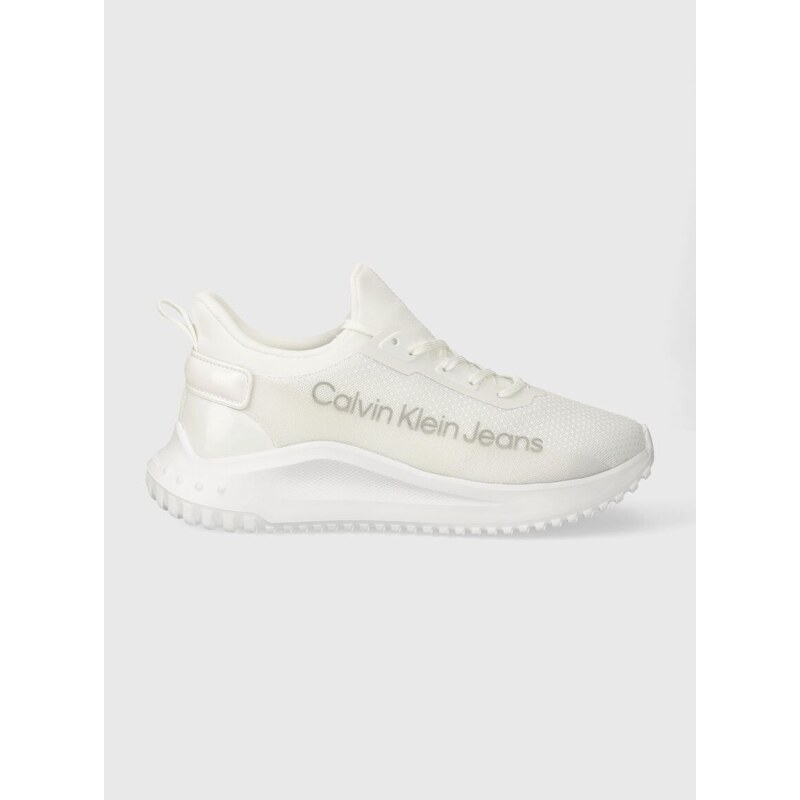 Calvin Klein Jeans sportcipő EVA RUN SLIPON LACE MIX LUM WN fehér, YW0YW01303