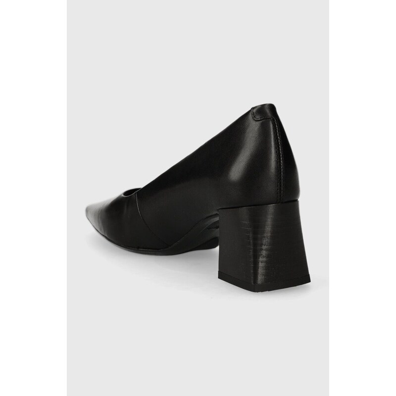 Vagabond Shoemakers bőr flip-flop ALTEA fekete, magassarkú, 5740.001.20