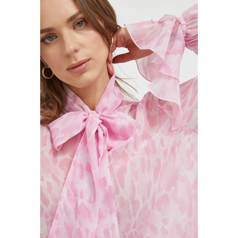 Pinko ing női, fűzős nyakkivágású, rózsaszín, regular, 100226.A1LA