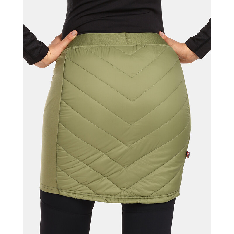 Hőszigetelt női szoknya Kilpi LIAN-W zöld