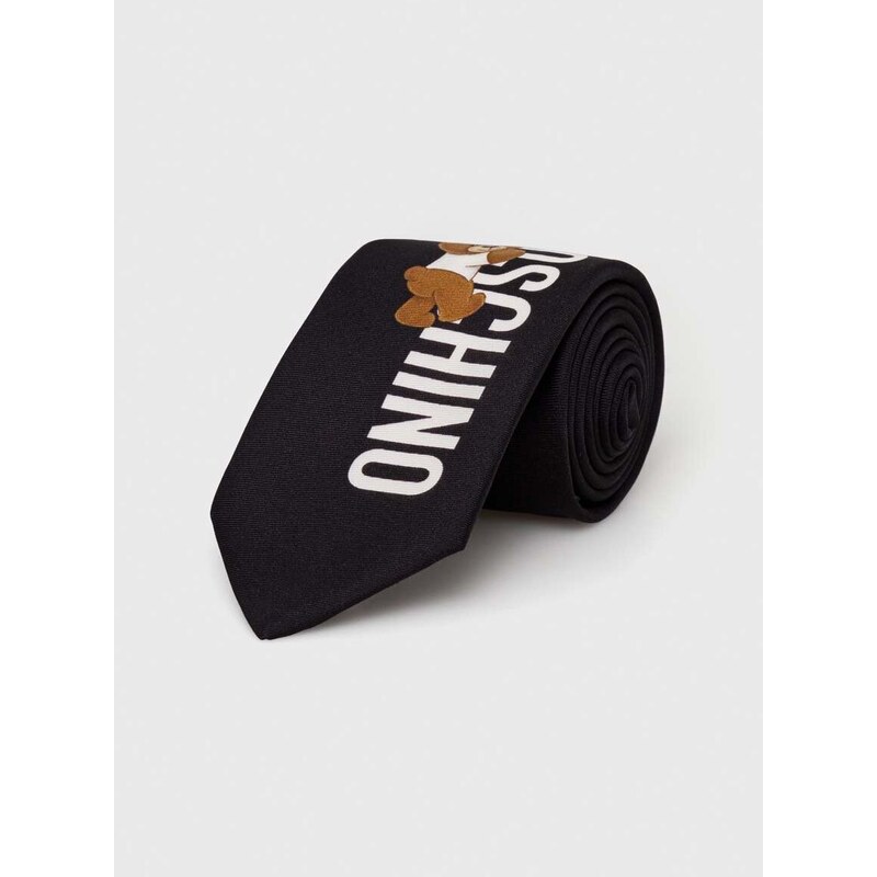 Moschino selyen nyakkendő fekete, M5766 55059