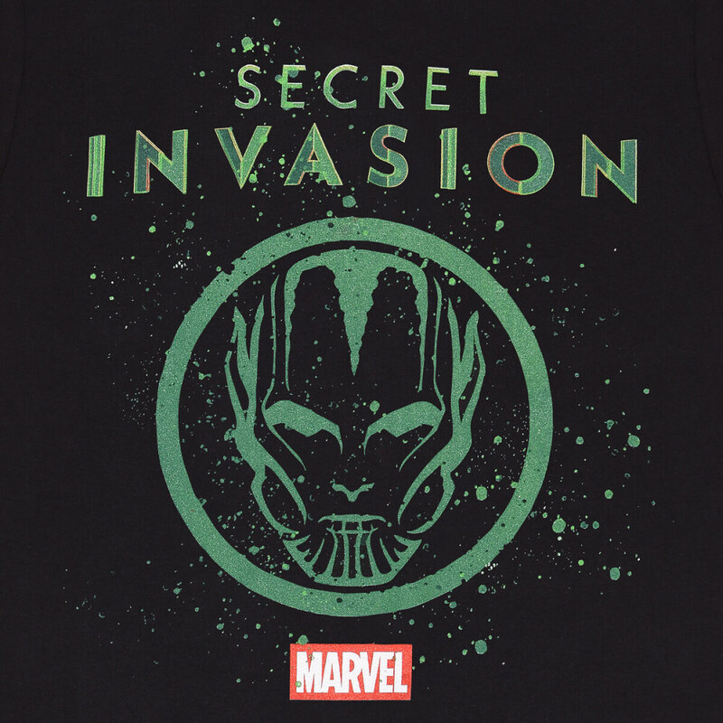 Rövid ujjú póló Marvel Logo Icon Fekete Unisex