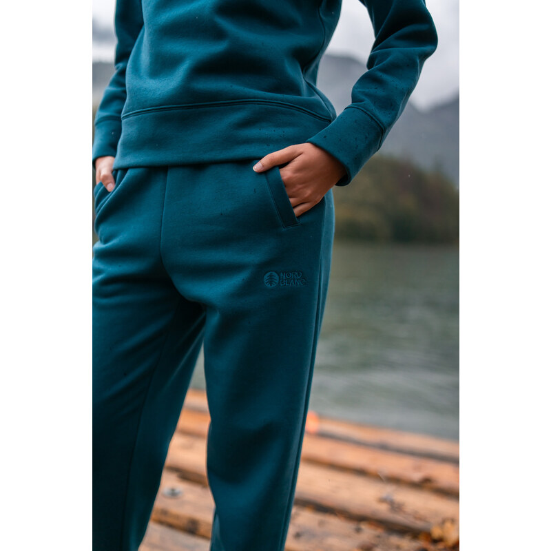 Nordblanc Kék női pamut melegítő nadrág BOYFRIEND